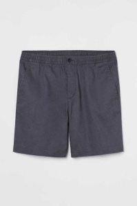 H&M Regular Fit Linen-blend Kurze Hose Herren Hellgrau | 6807-FSUJX