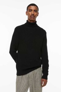 H&M Regular Fit Turtleneck Pullover Herren Dunkelblau | 0521-PDLXG