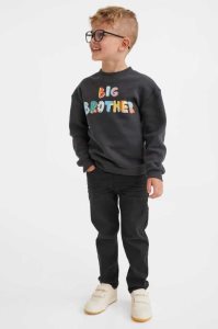 H&M Relaxed Fit Twill Hose Kinder Dunkelgrau | 9473-DKBFN