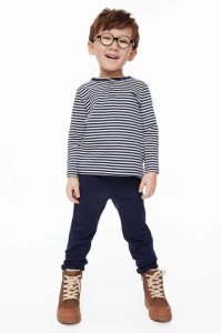 H&M Relaxed Tapered Fit Hose Kinder Hellbraun | 4067-MQVEH