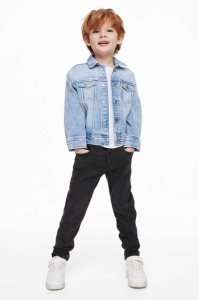 H&M Relaxed Tapered Fit Jeans Kinder Dunkelblau | 7986-VAPNR