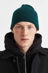 H&M Rib-knit Hüte Herren Schwarz Weiß | 3845-TNVFQ