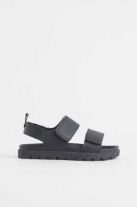 H&M Sandalen Kinder Dunkelgrau | 9162-RBCDU