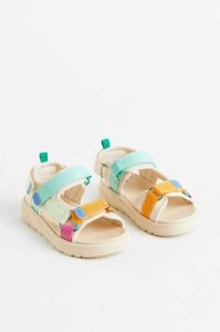 H&M Sandalen Kinder Hellgelb | 0683-CGDNQ