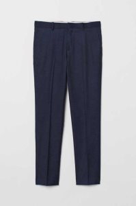 H&M Schlank Fit Suit Pants Blazer Herren Dunkelblau | 2793-DLKBZ