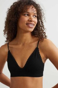 H&M Seamless Gepolstert Jersey Bra Unterwäsche Damen Lila | 5417-IEQMZ