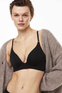 H&M Seamless Jersey Push-up Bra Unterwäsche Damen Schwarz | 7348-MCQTI