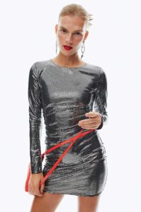 H&M Sequined Bodycon Kleider Damen Schwarz | 8927-CKYDW