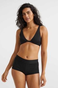 H&M Shortie Bikini Bottoms Strandkleidung Damen Schwarz | 1438-FJKXM