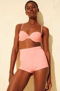 H&M Shortie Bikini Bottoms Strandkleidung Damen Rosa | 5709-XRIVS