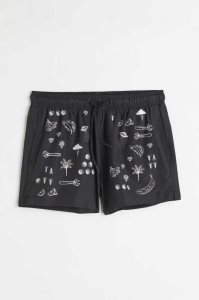 H&M Shorts Bademode Herren Dunkelgrau | 6902-QSDFI