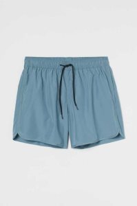 H&M Shorts Bademode Herren Grau Blau | 2834-EQJAP