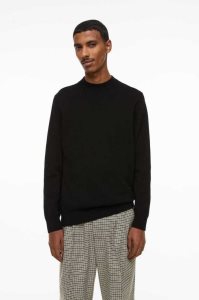 H&M Slim Fit Fine-knit Mock Turtleneck Pullover Herren Dunkelrot | 0954-LXTIE