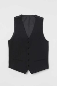 H&M Slim Fit Suit Vest Blazer Herren Dunkelgrau | 2369-QKEPB