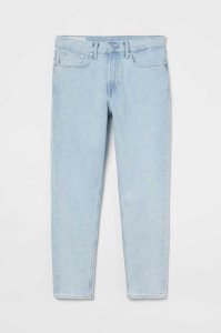 H&M Slim Tapered Cropped Jeans Herren Blau | 1472-OJKCT