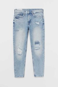 H&M Slim Tapered Jeans Herren Blau | 3172-FRXDQ