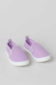 H&M Slip-on Sneakers Kinder Hellgrün | 1489-WUNTY