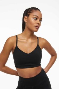 H&M SoftMove Light Support Sports bra Unterwäsche Damen Schwarz | 5290-QXOWK