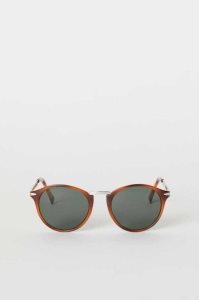 H&M Sonnenbrille Herren Schwarz | 5624-CHEKO