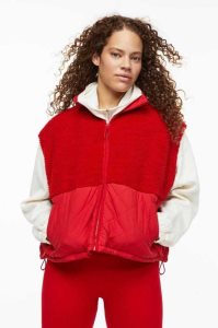 H&M Sports Jacke Damen Rot | 8740-IAHZX