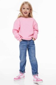 H&M Sweatshirt Hemd Kinder Helllila | 0962-IXCFB