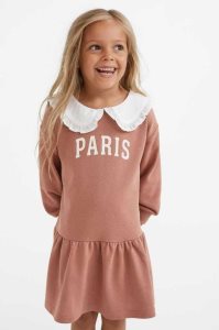 H&M Sweatshirt Kurzes Kleid Kinder Schwarz | 5741-FXHDK