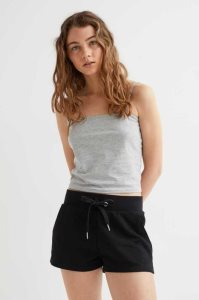 H&M Sweatshorts Kurze Hose Damen Weiß | 6057-KCZQD