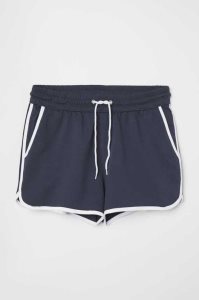 H&M Sweatshorts Kurze Hose Herren Schwarz Weiß | 6709-COARU