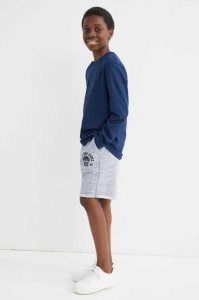 H&M Sweatshorts Kurze Hose Kinder Dunkelblau | 6384-OXLEC