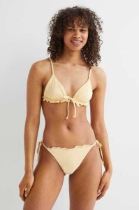 H&M Tie Bikini Bottoms Strandkleidung Damen Hellgelb | 7514-DVKFR