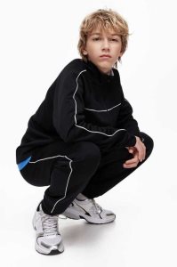 H&M Tracksuit Sportbekleidung Kinder Schwarz | 3249-DIFCJ