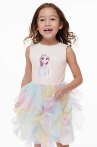 H&M Tulle-skirt Kurzes Kleid Kinder Weiß | 9640-CJSUI