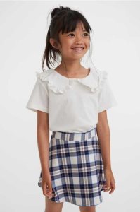 H&M Twill Röcke Kinder Rosa | 7405-NLPJF