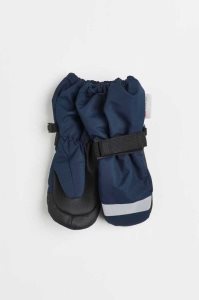 H&M Wasser-repellent Ski Mittens Oberbekleidung Kinder Navy Blau | 3026-IMZVJ