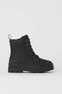 H&M Wasserdichte Stiefel Kinder Schwarz | 1289-IJDMV