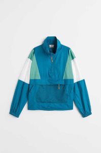 H&M Windproof Anorak Oberbekleidung Kinder Blau | 9075-EQOLU