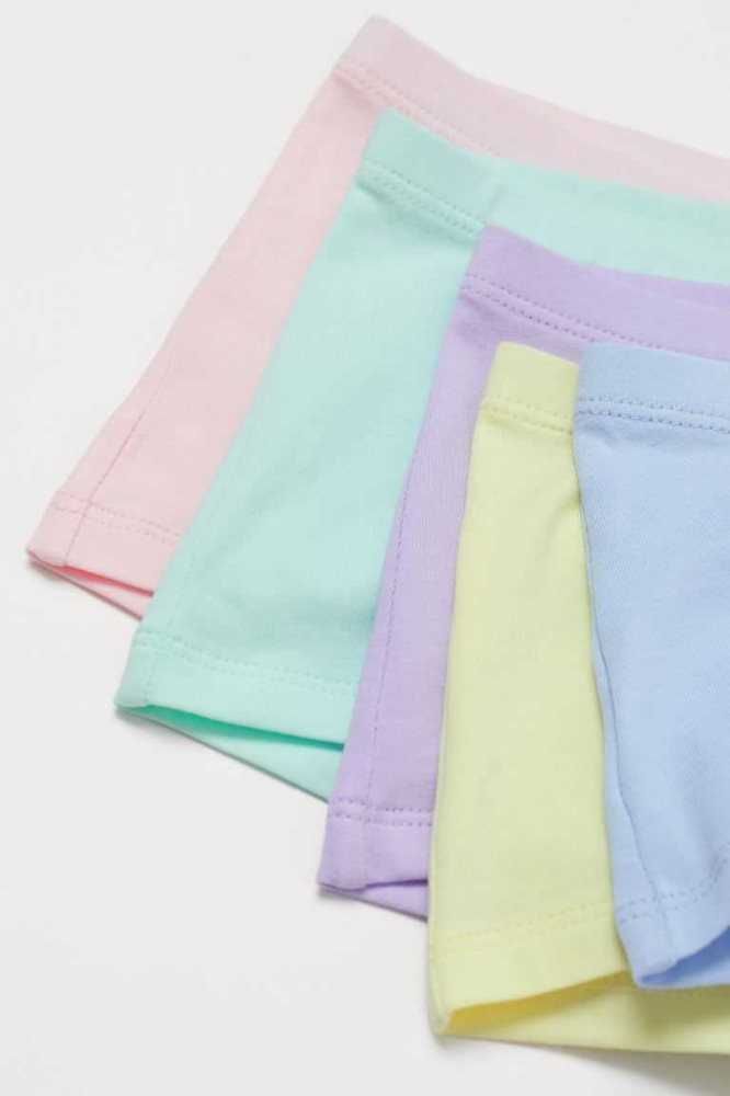 H&M 10-pack Boxer Briefs Unterwäsche Kinder Helllila Grün | 6523-QNKIA