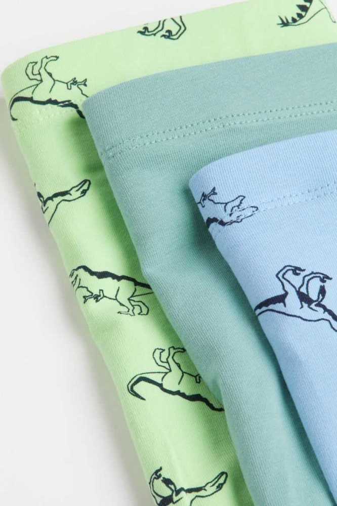 H&M 10-pack Boxer Kurze Hose Kinder Weiß | 7962-NGMSY