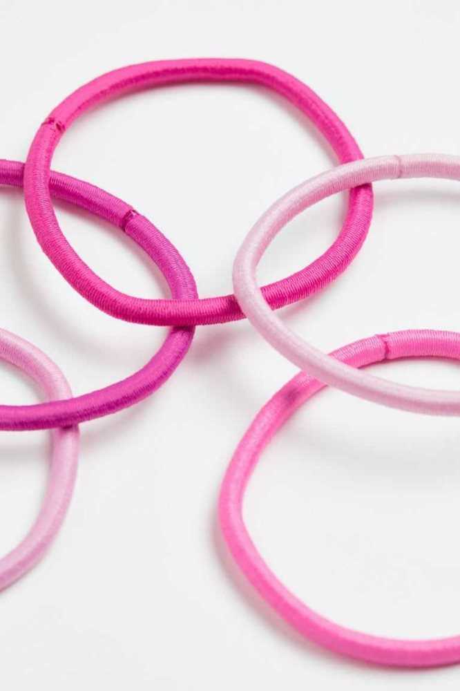 H&M 20-pack Hair Elastics Ausrüstungen Damen Rosa Hellrosa | 2984-MXKYZ