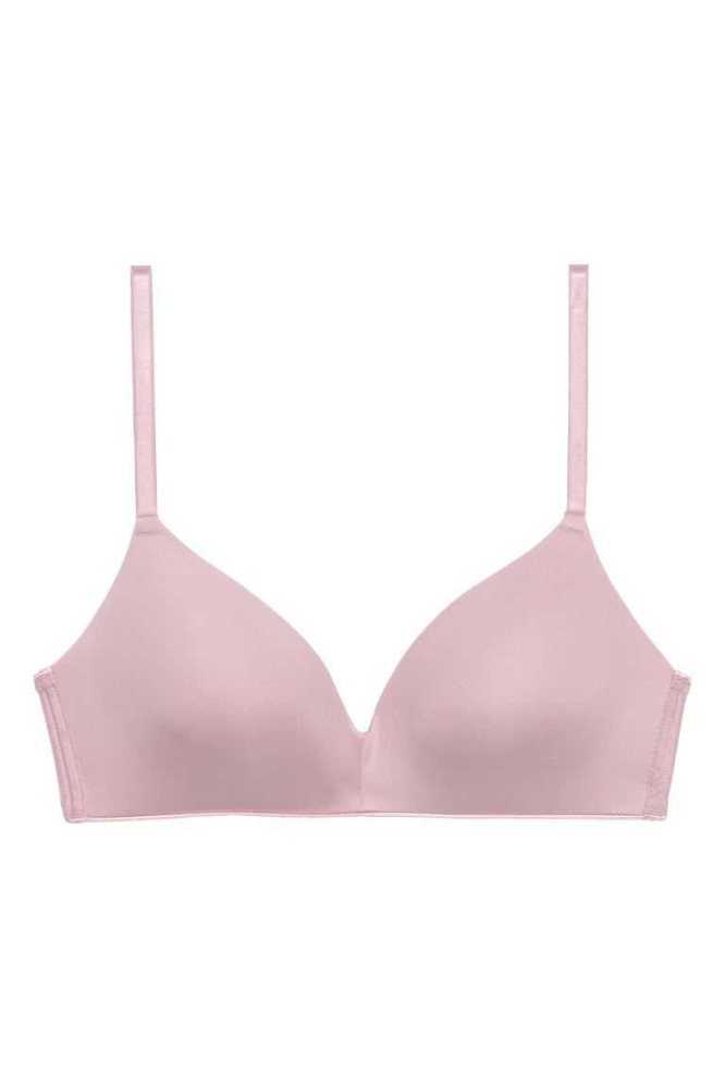 H&M 2-pack Gepolstert Microfiber Bras Unterwäsche Damen Grau Weiß | 9183-KZBRU