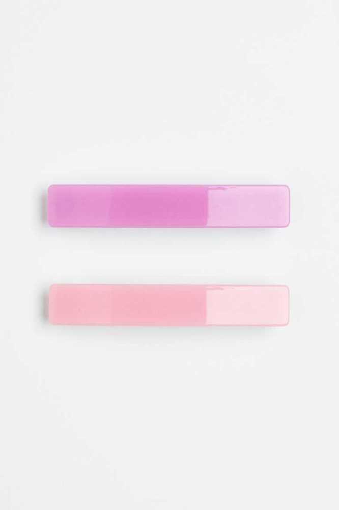 H&M 2-pack Hair Clips Ausrüstungen Damen Hellrosa Helllila | 1024-GXPCD