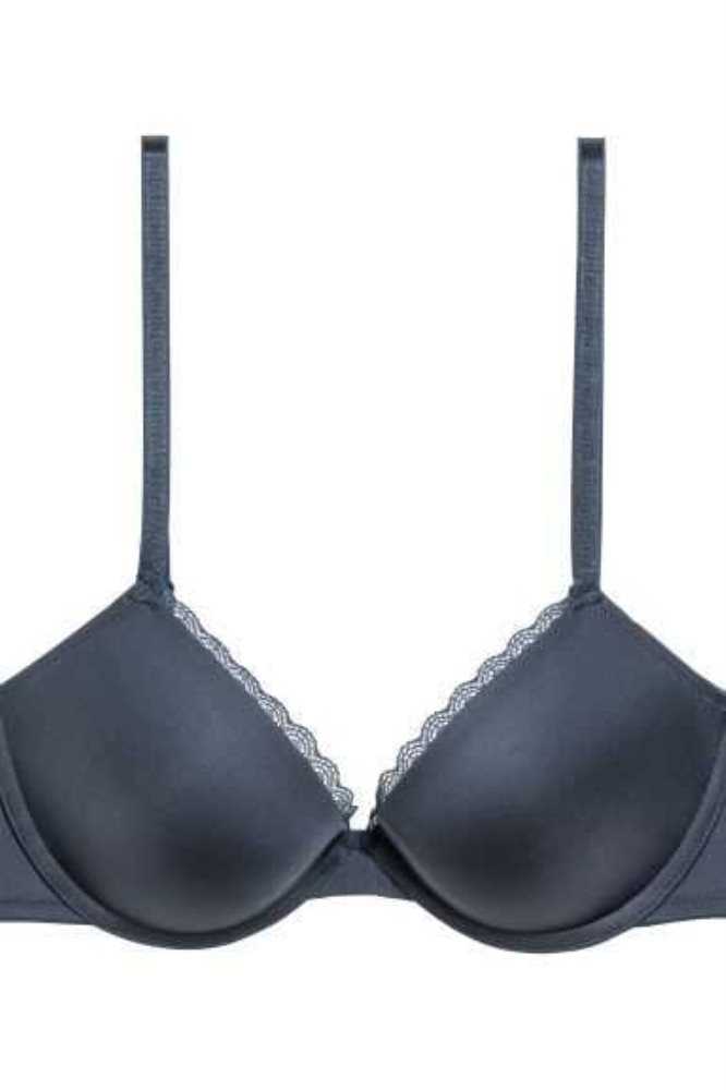 H&M 2-pack Microfiber Push-up Bras Unterwäsche Damen Weiß Grau Grün | 1948-IQDFR