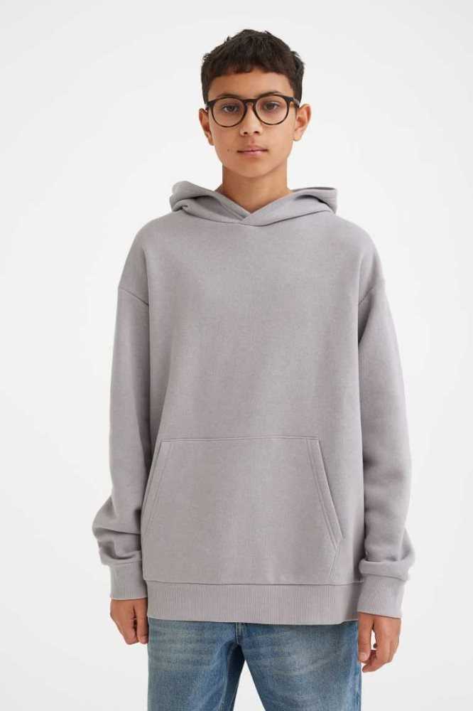 H&M 2-pack Oversizeds Hoodie Kinder Dunkeltürkis Dunkelblau | 0768-AJZSW