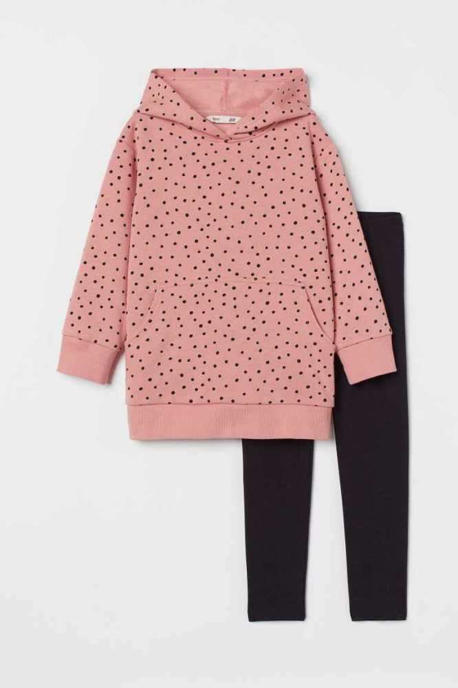 H&M 2-piece Einteiler Kinder Rosa | 0869-UYSWV