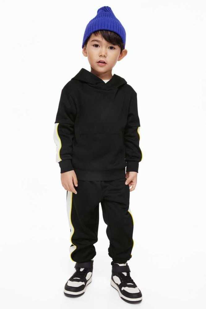 H&M 2-piece Einteiler Kinder Schwarz | 1430-UEMTH