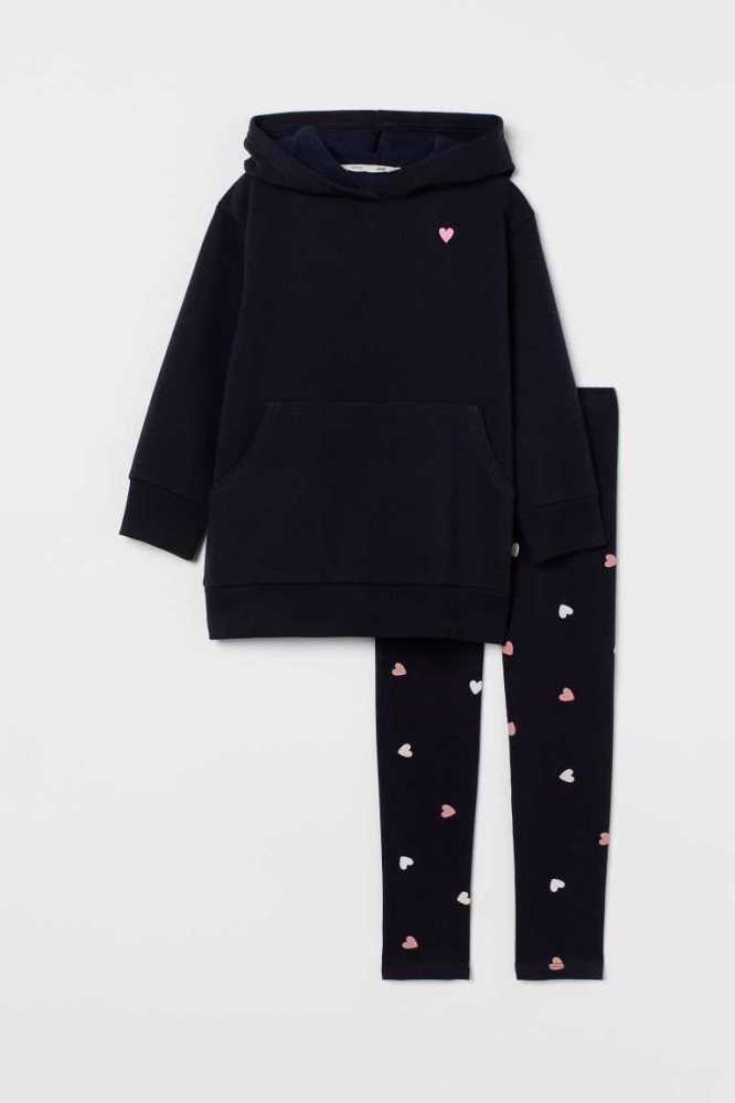 H&M 2-piece Einteiler Kinder Türkis Rosa | 2873-ZUSOL