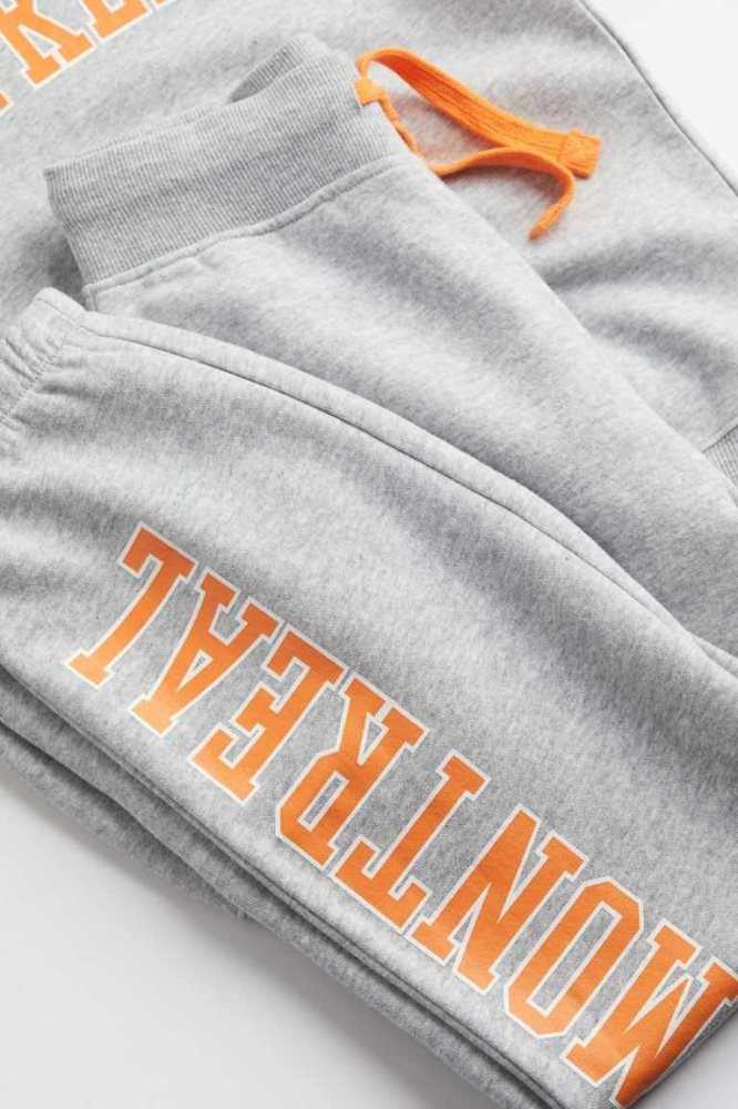 H&M 2-piece Sweatshirt Einteiler Kinder Hellgrau | 2539-SUCER