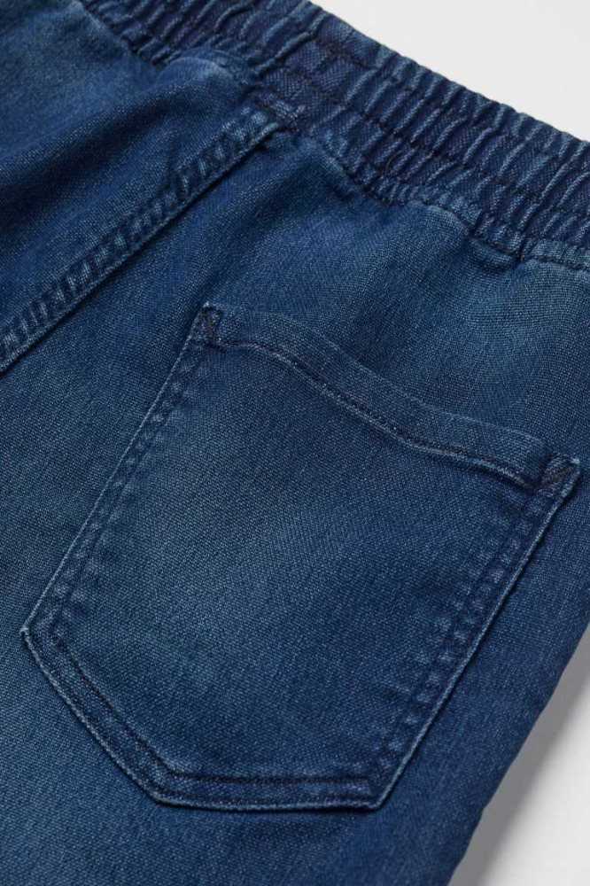 H&M 3-pack Denim Pull-on Kurze Hose Kinder Blau Grau | 6570-CLBQD