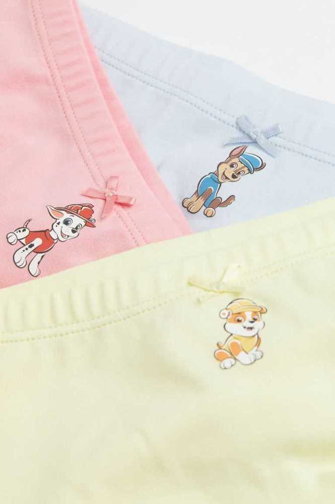 H&M 5-pack Baumwoll Boxer Briefs Unterwäsche Kinder Hellrosa | 2618-DOIRW