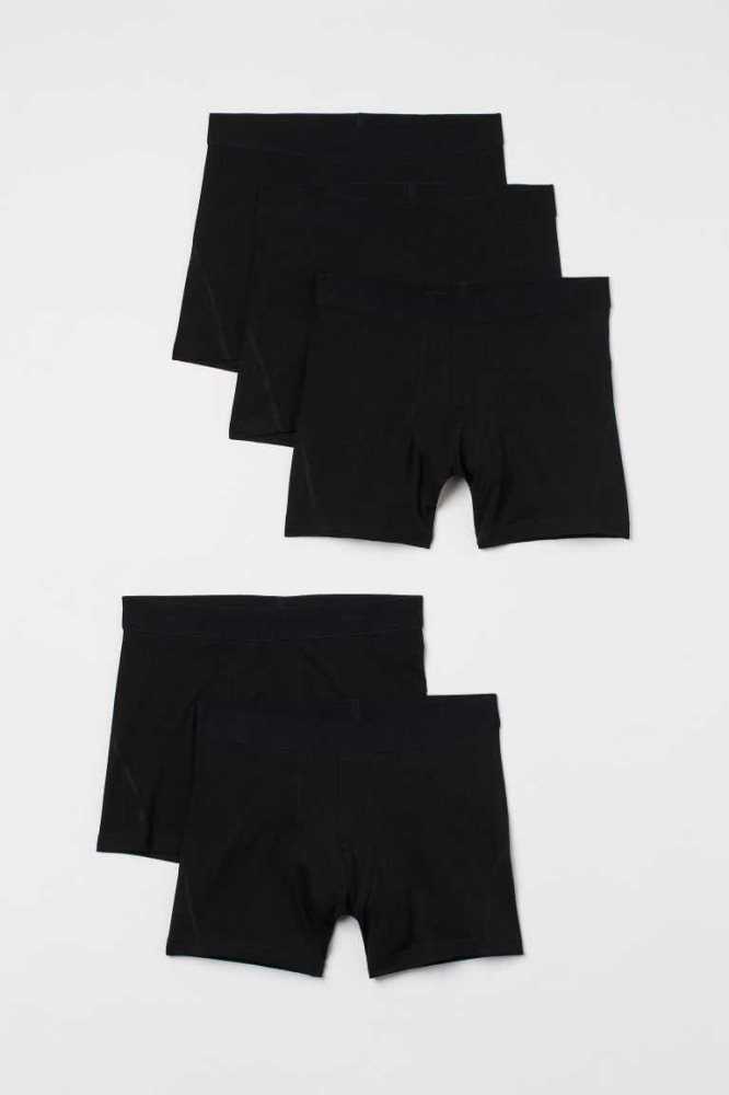 H&M 5-pack Boxer Shorts Unterwäsche Herren Weiß | 6097-WJTKA